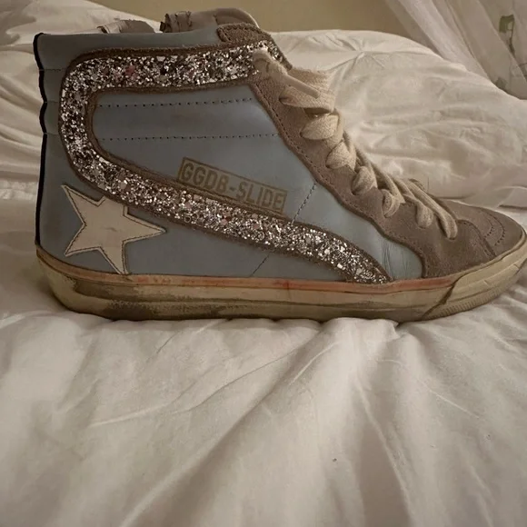 golden goose slide in, been worn like twice, with receipt - Picture 2 of 5